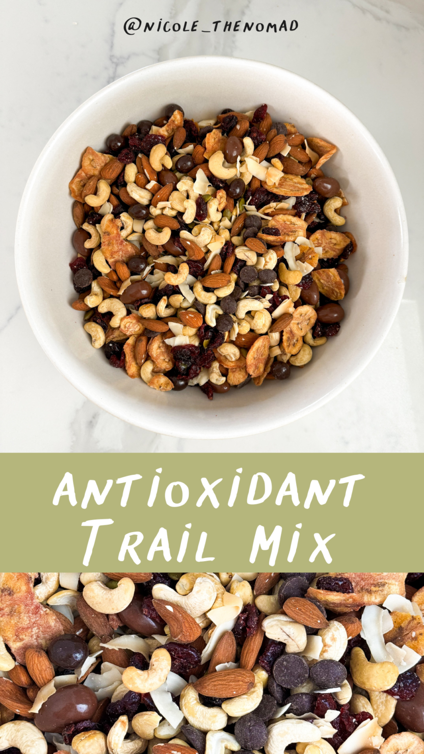 Antioxidant Trail Mix Nicole The Nomad