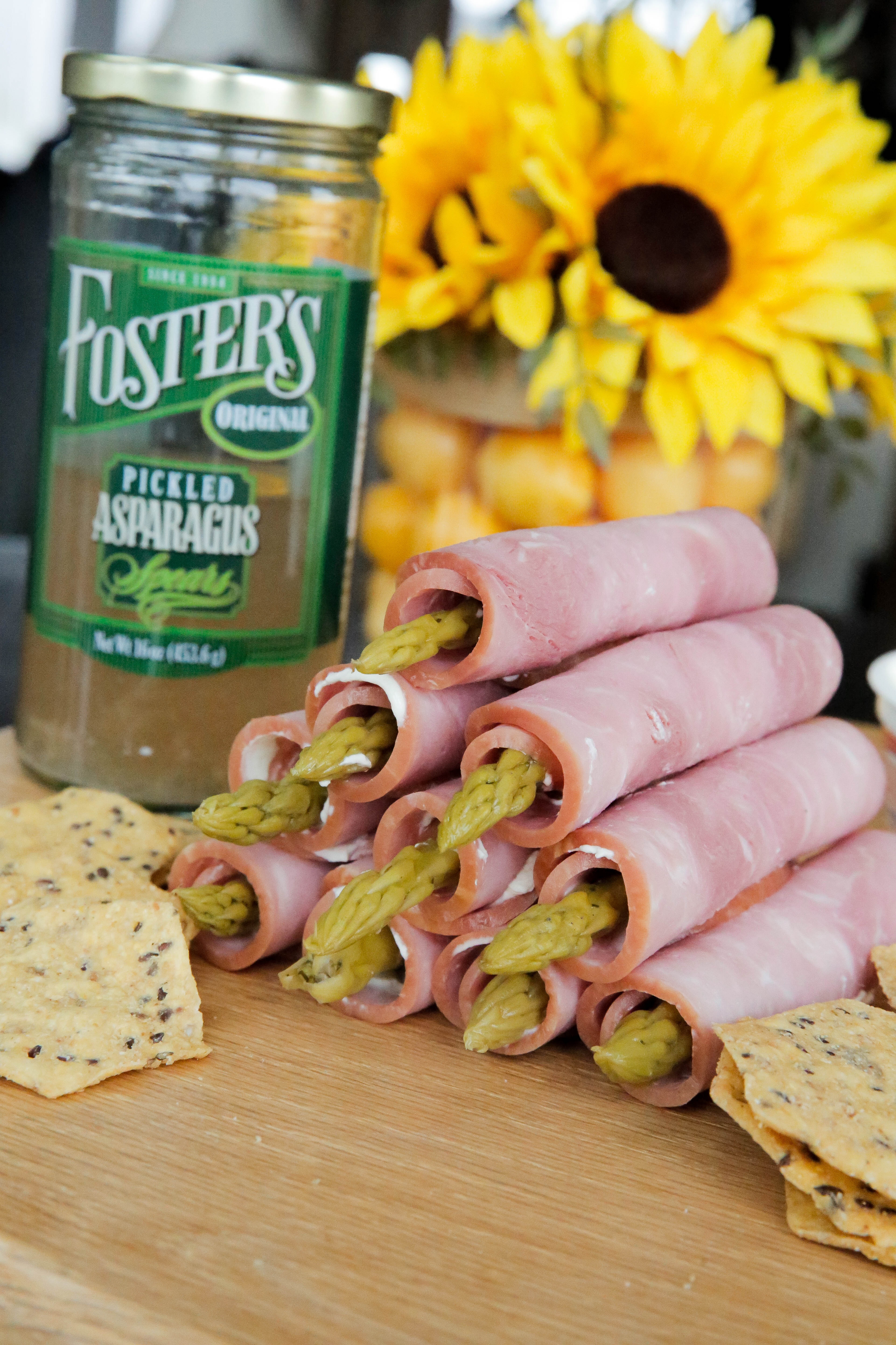 Pickled Asparagus Rollups