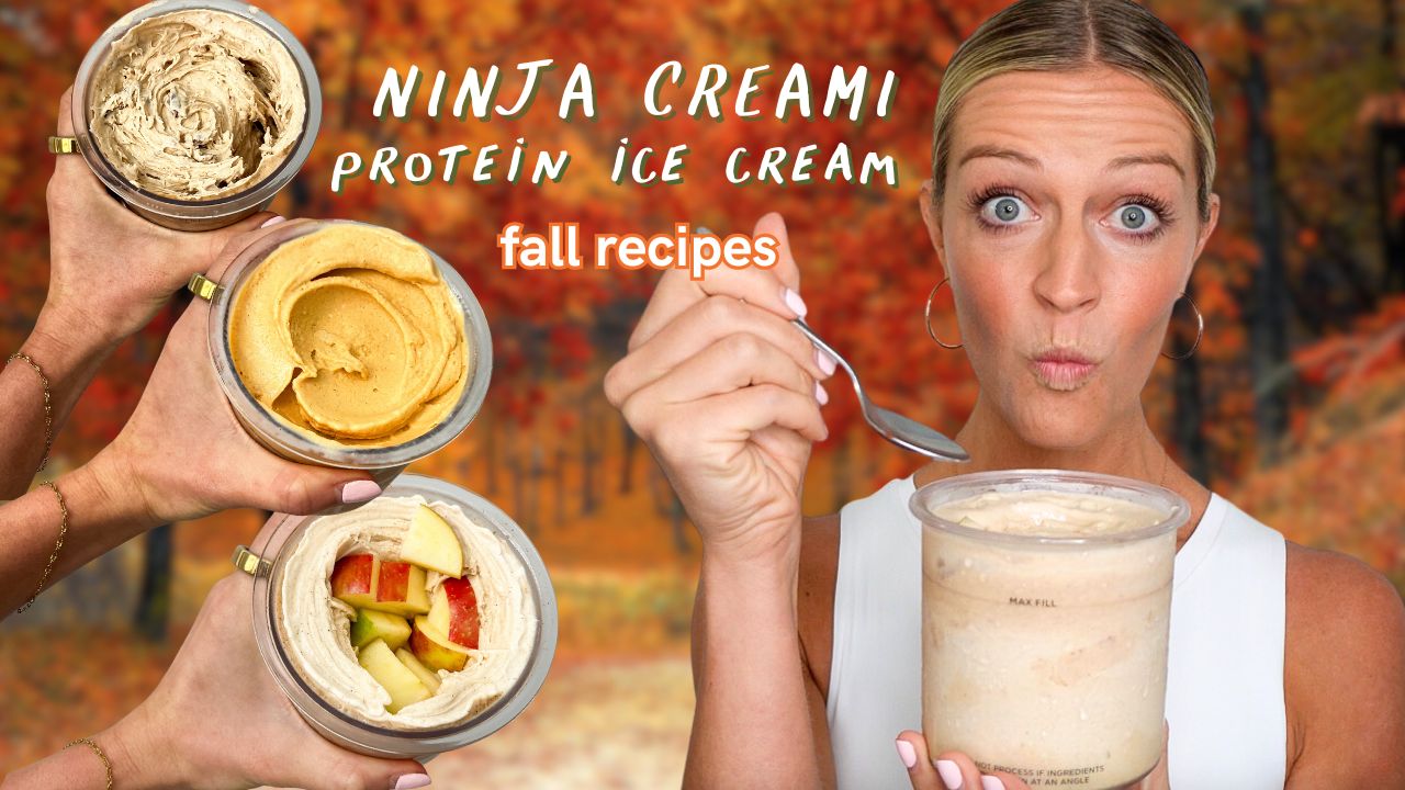 Fall Protein Ice Cream Recipes in the Ninja Creami