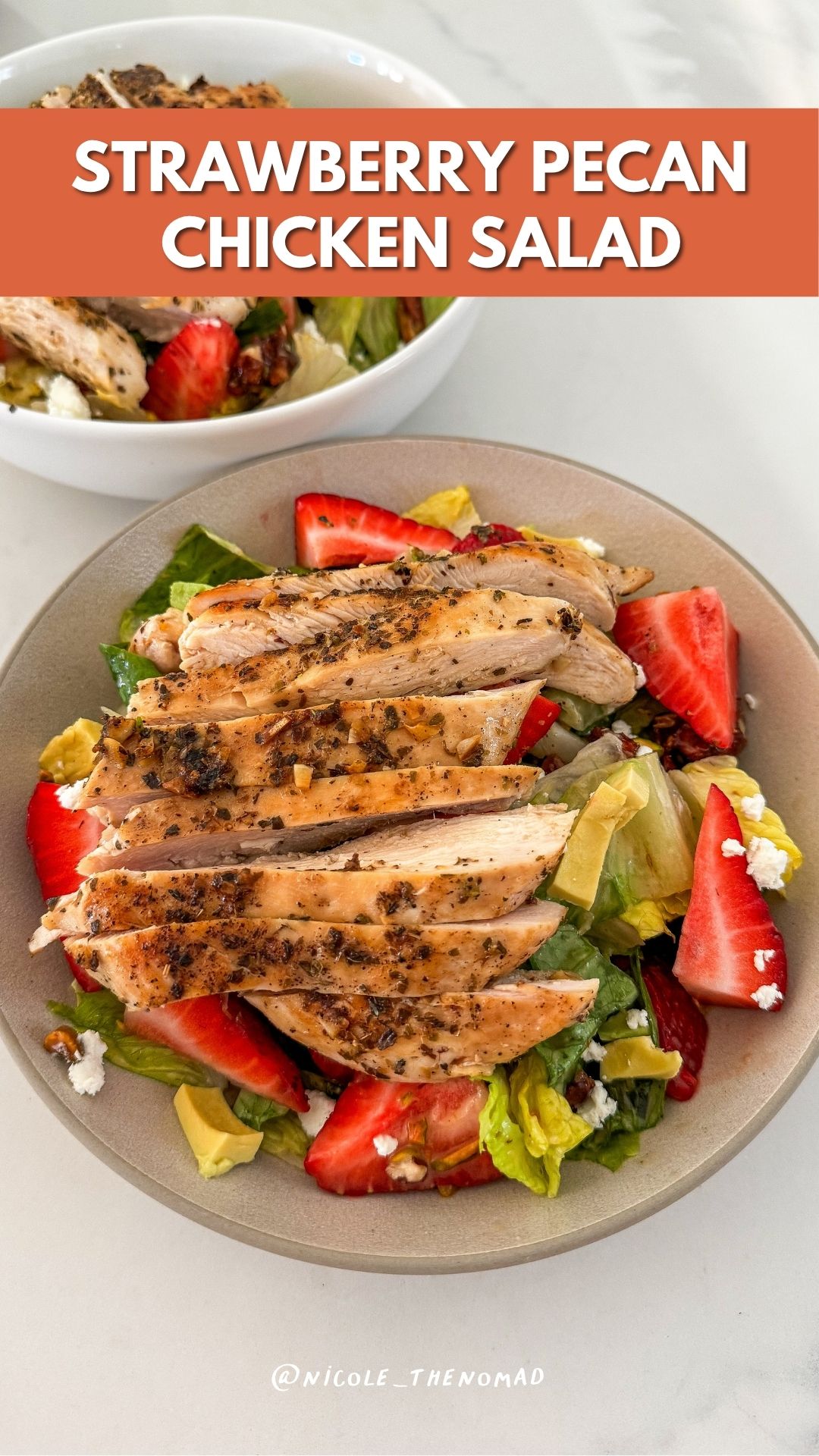 Strawberry Pecan Chicken Salad