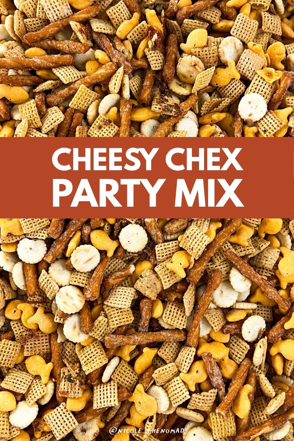 cheesy chex party snack mix