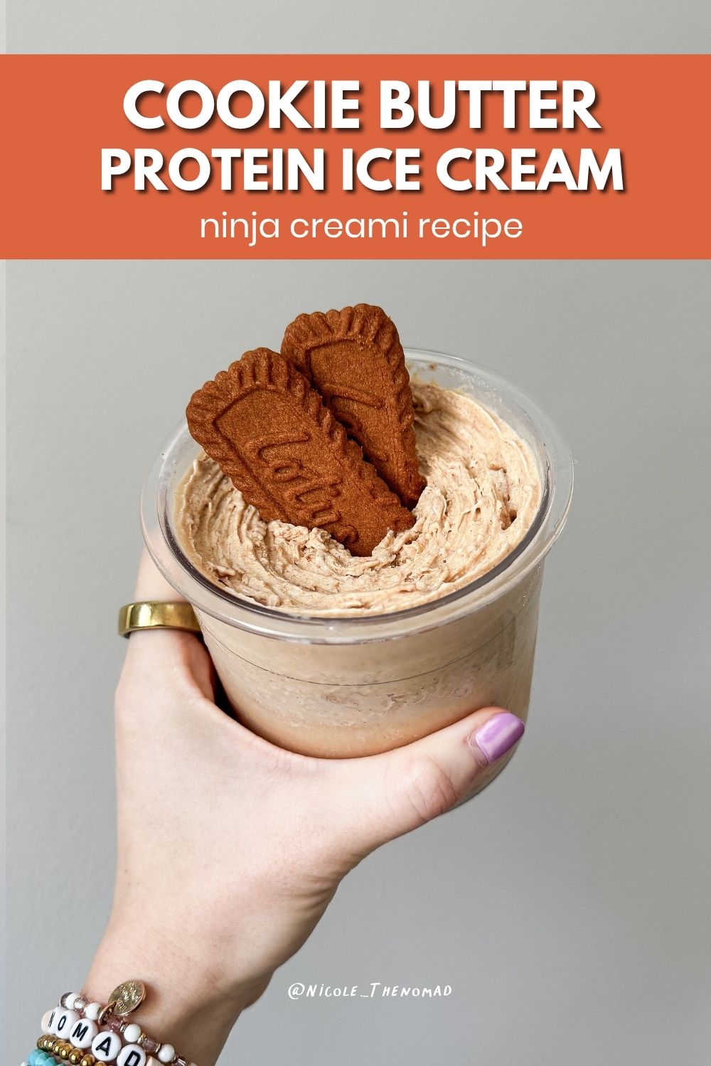 cookie butter protein ice cream
