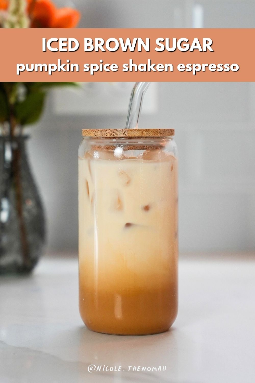 Iced Brown Sugar Pumpkin Spice Shaken Espresso