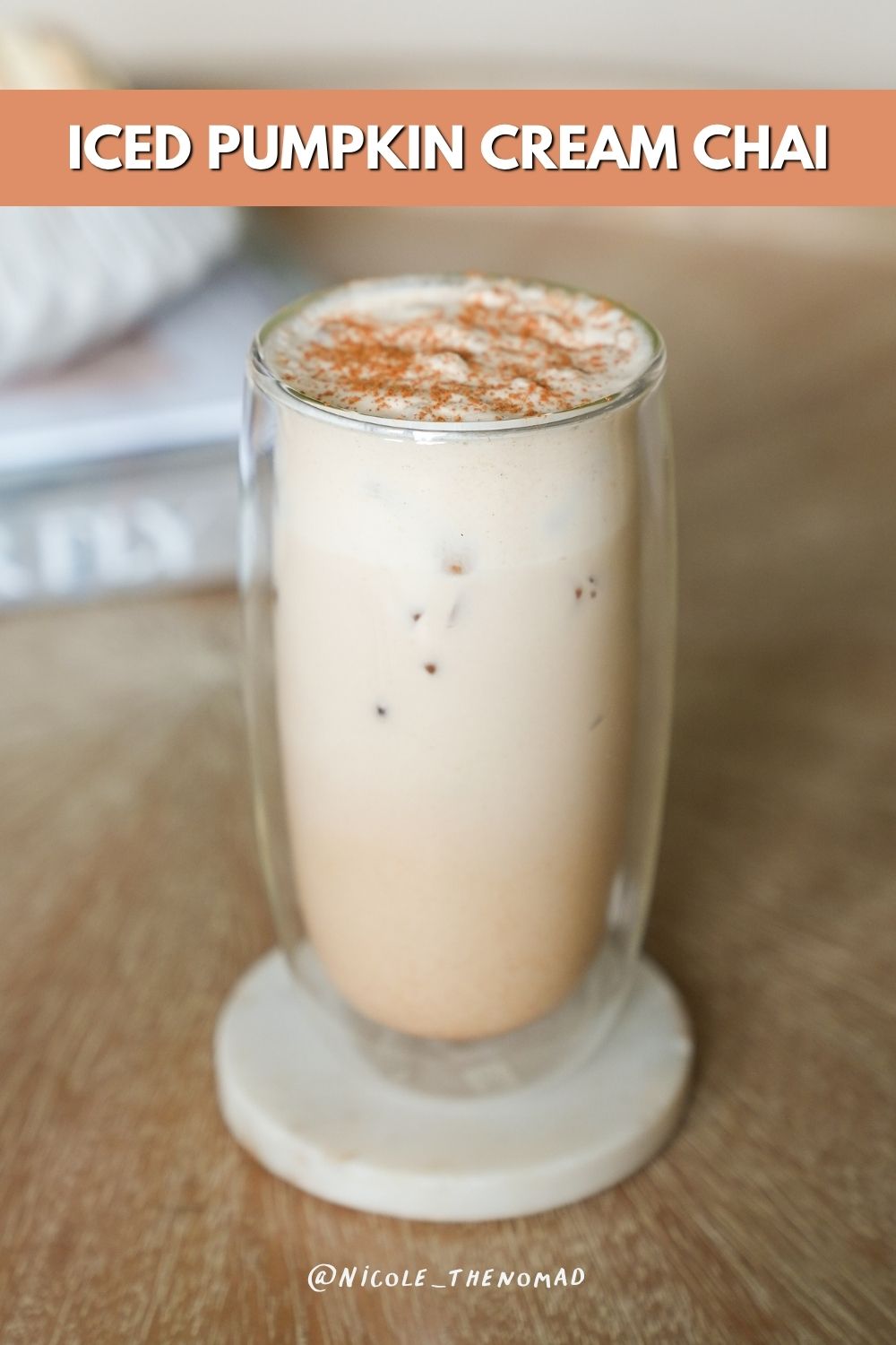 iced pumpkin cream chai