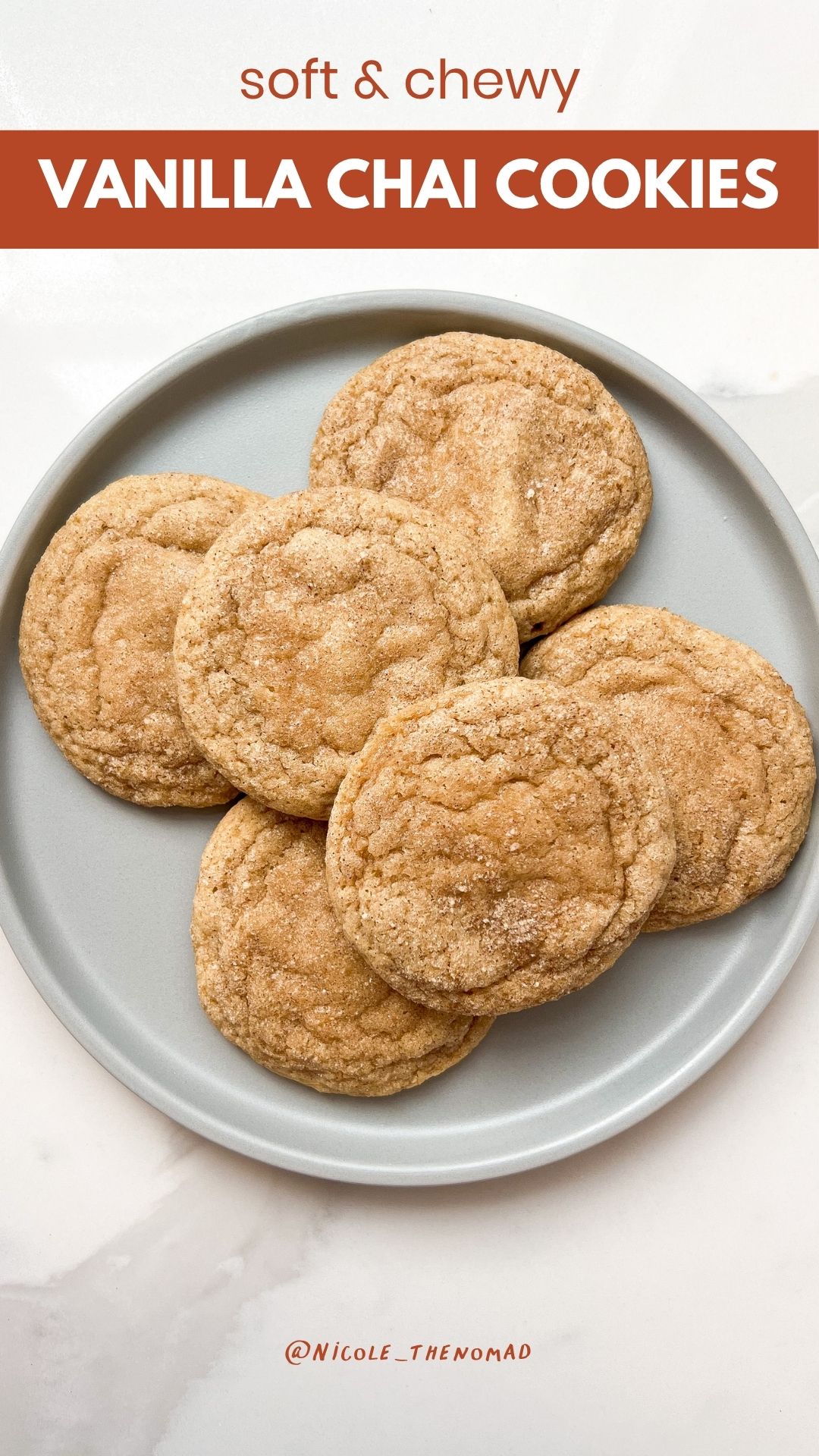 vanilla chai cookies title