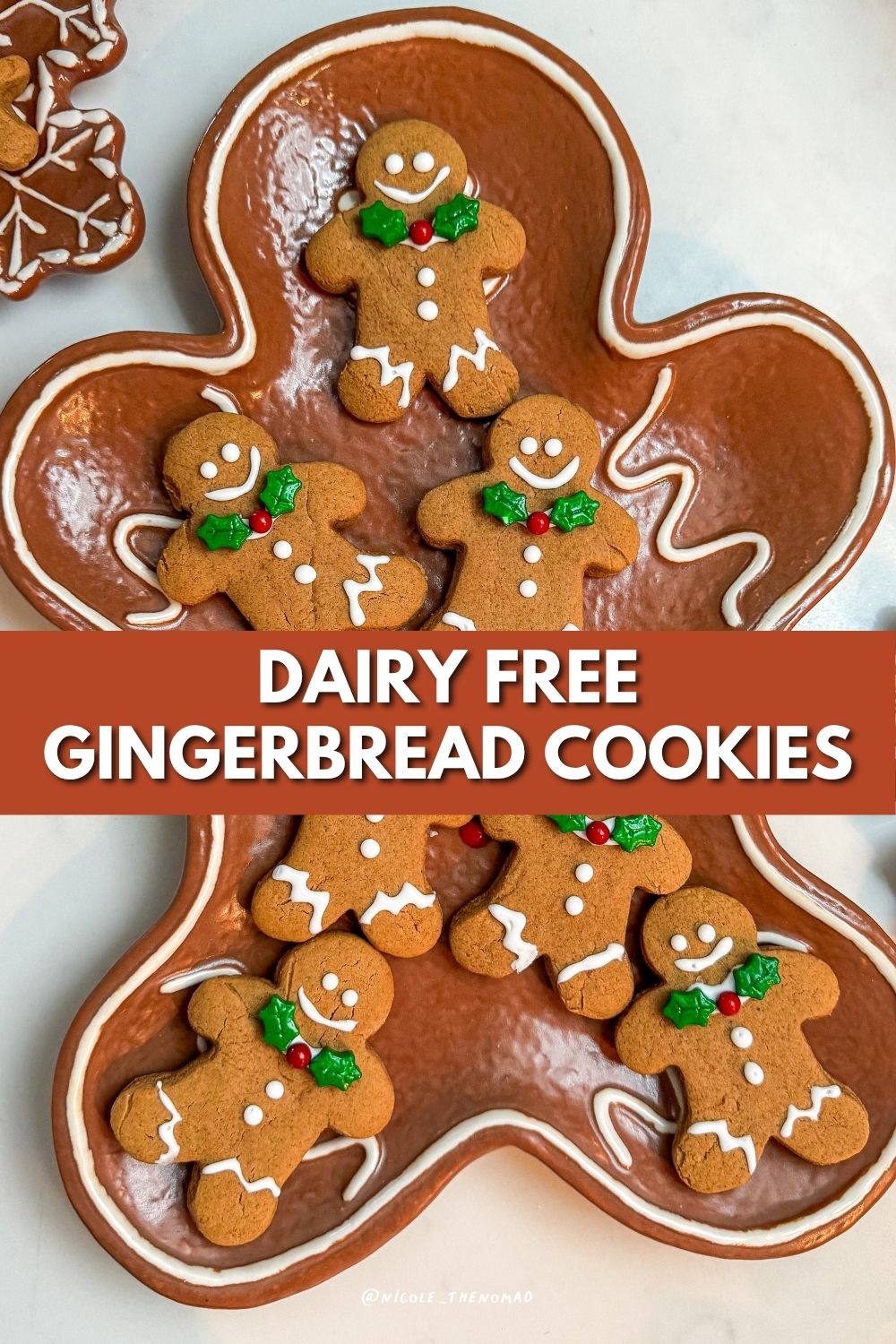 dairy free gingerbread cookies
