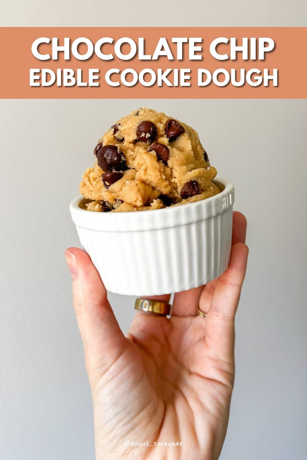 chocolate chip edible cookie dough