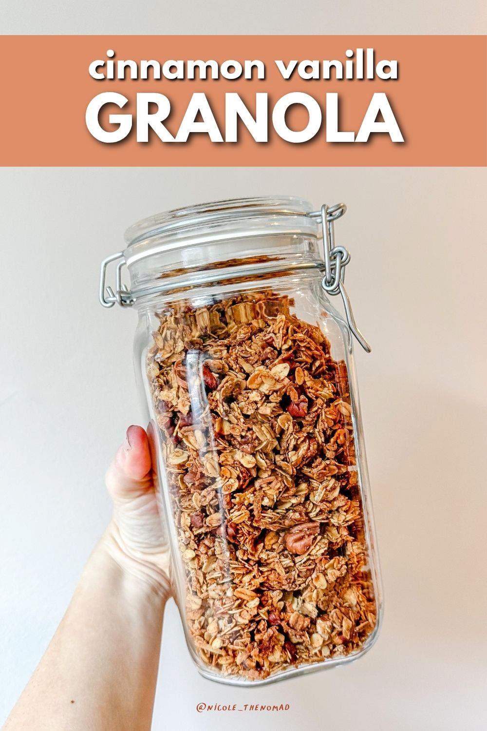 cinnamon vanilla granola
