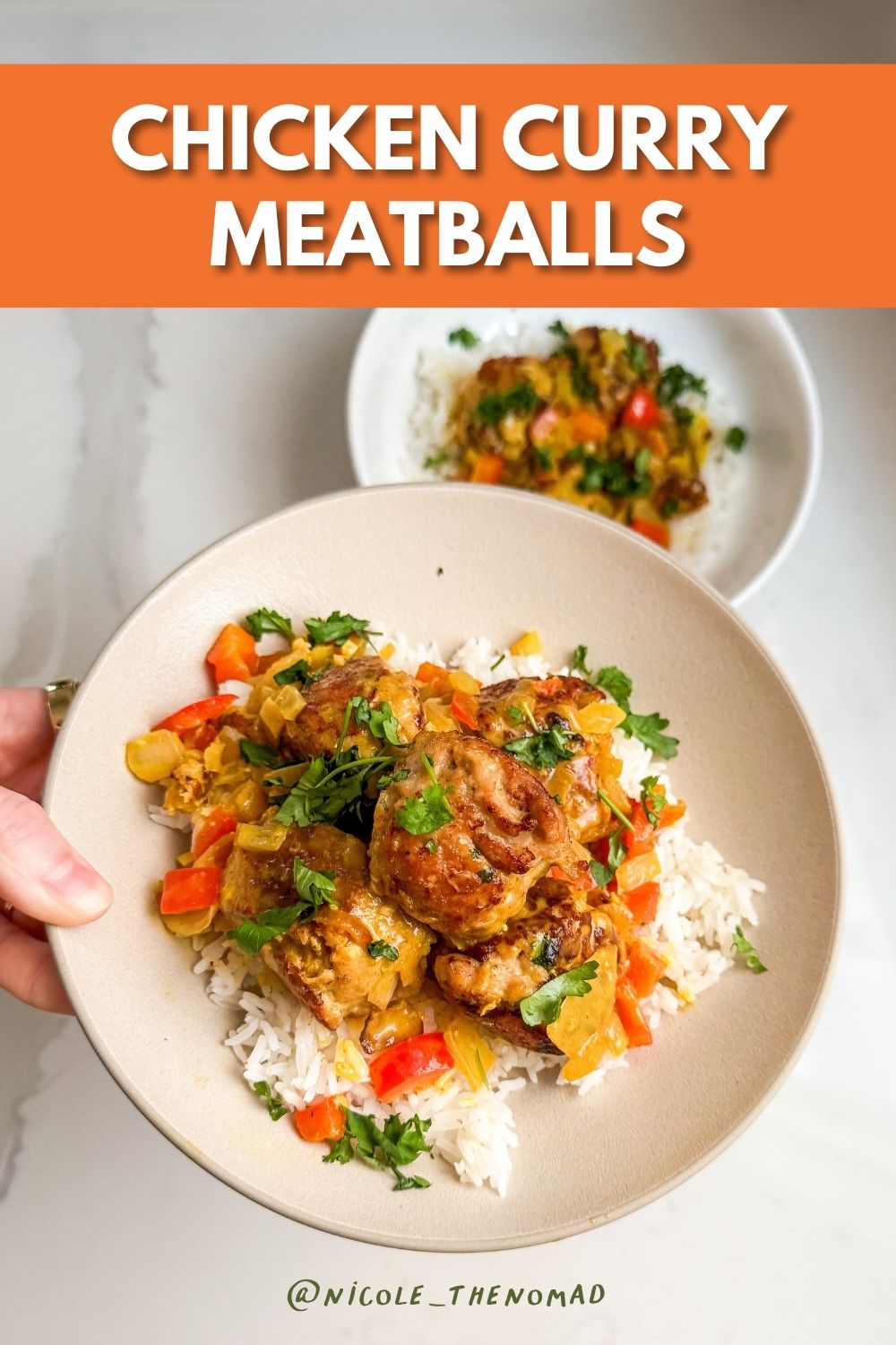 chicken curry meatballs