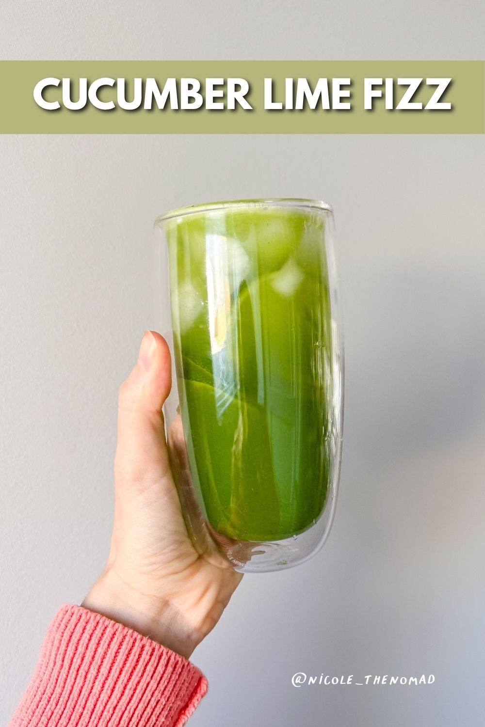cucumber lime fizz