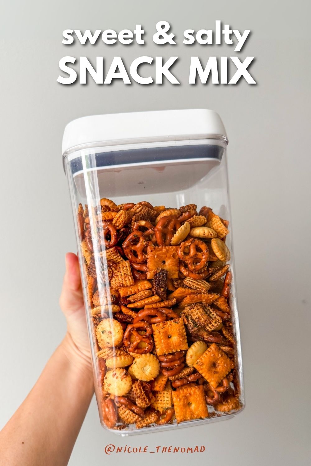 sweet and salty Chex mix