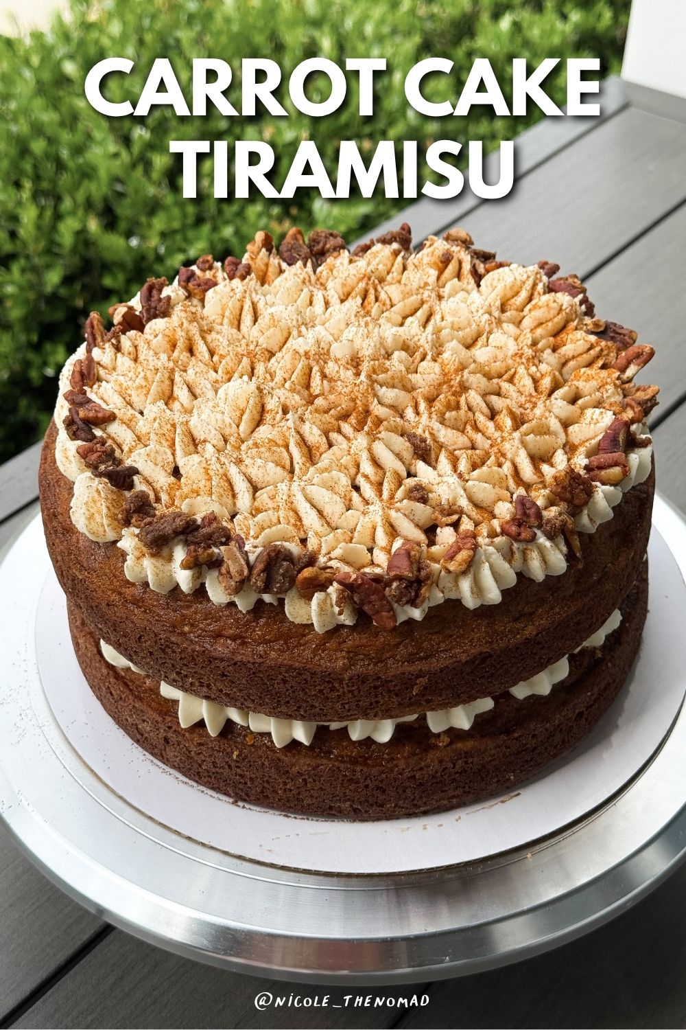 carrot cake tiramisu spring dessert