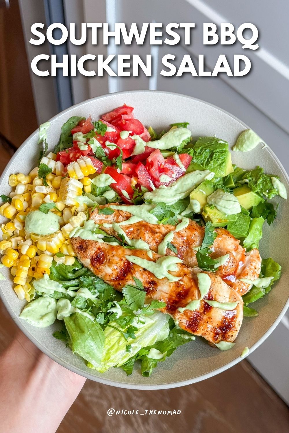 southwest bbq chicken summer salad