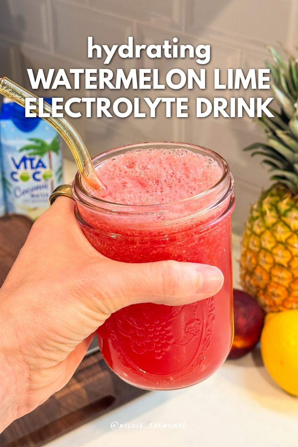 hydrating watermelon lime drink
