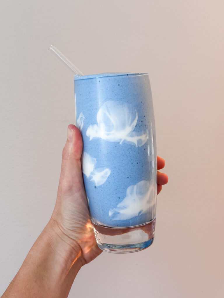 blue Toy Story smoothie