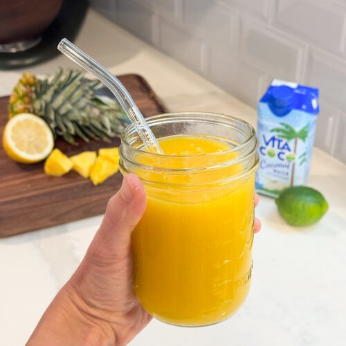 tropical hydrating summer drink