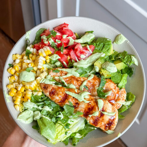 Southwest bbq chicken salad