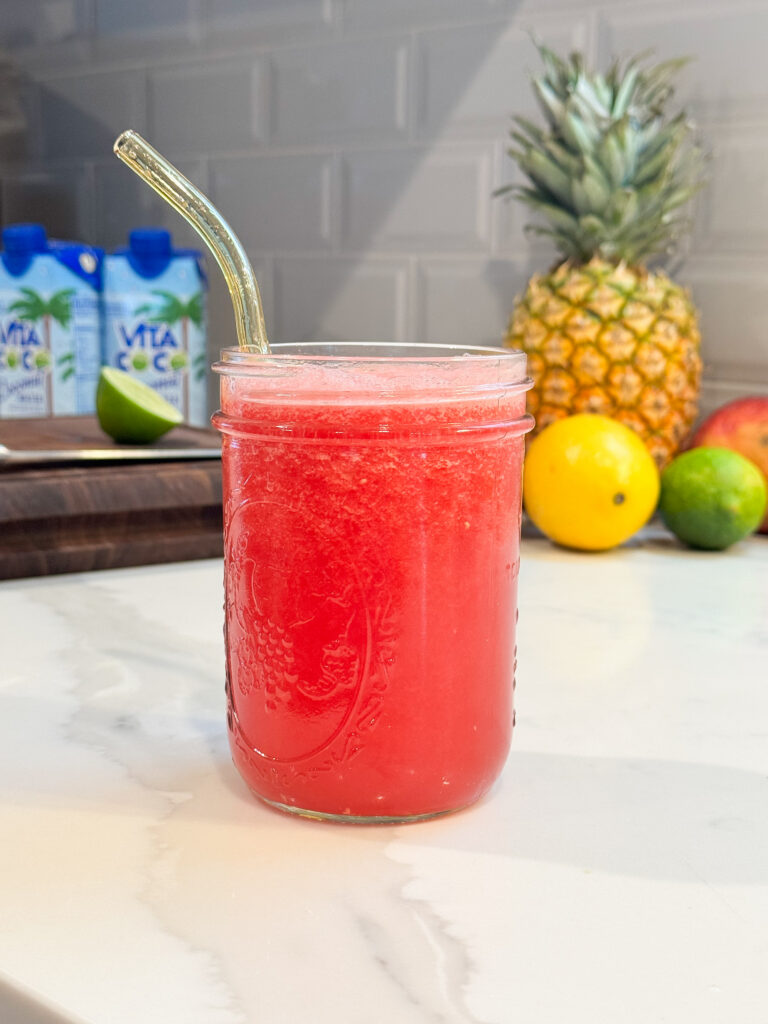 watermelon lime electrolyte drink