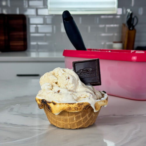 toasted campfire smores ice cream