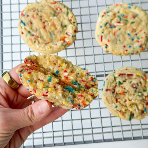 soft funfetti cookies