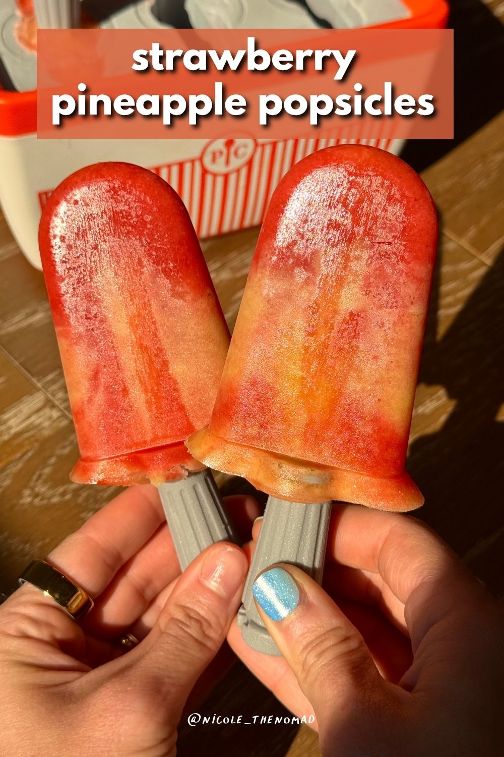 strawberry pineapple popsicles recipe