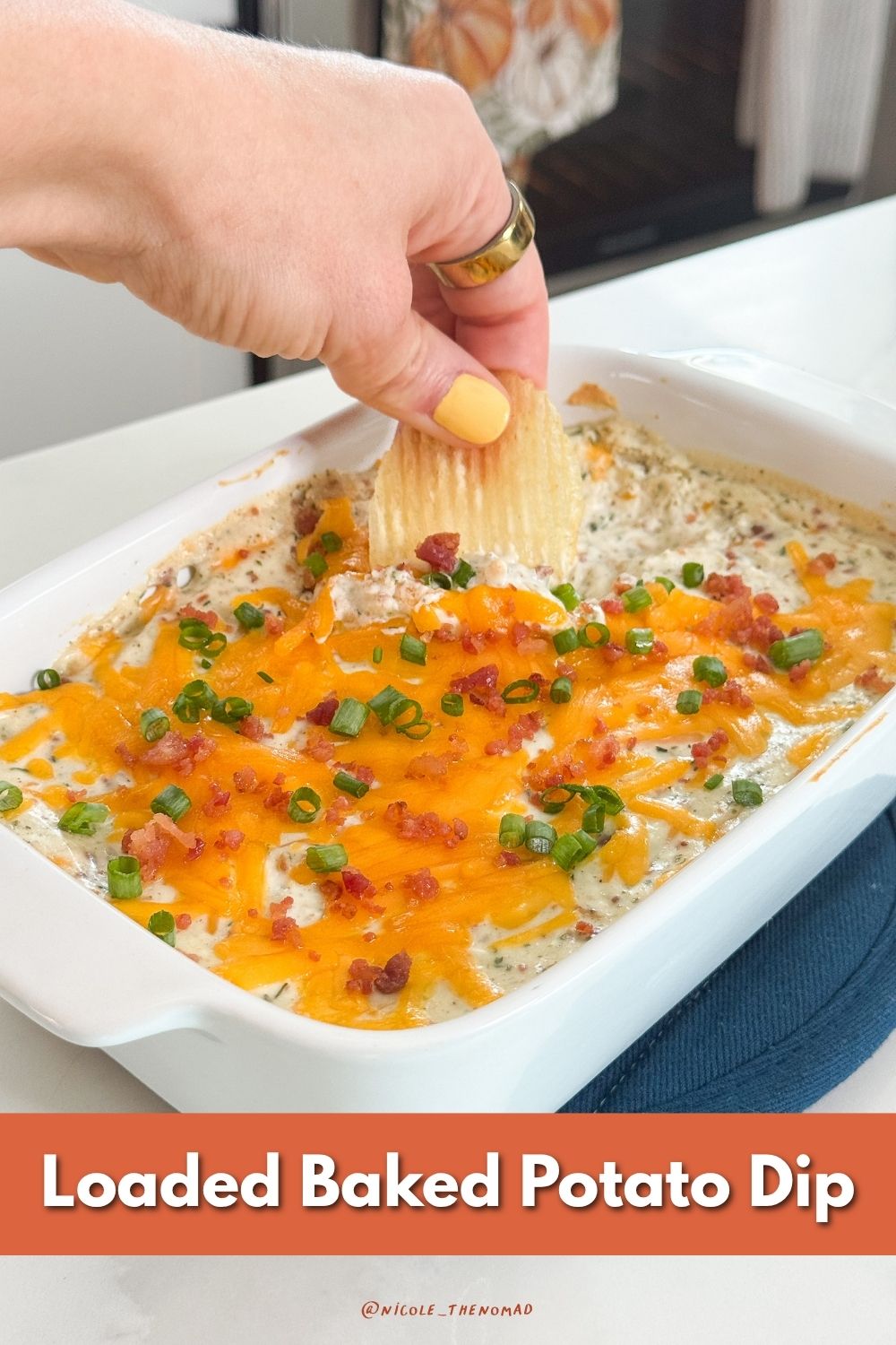 loaded baked potato dip title