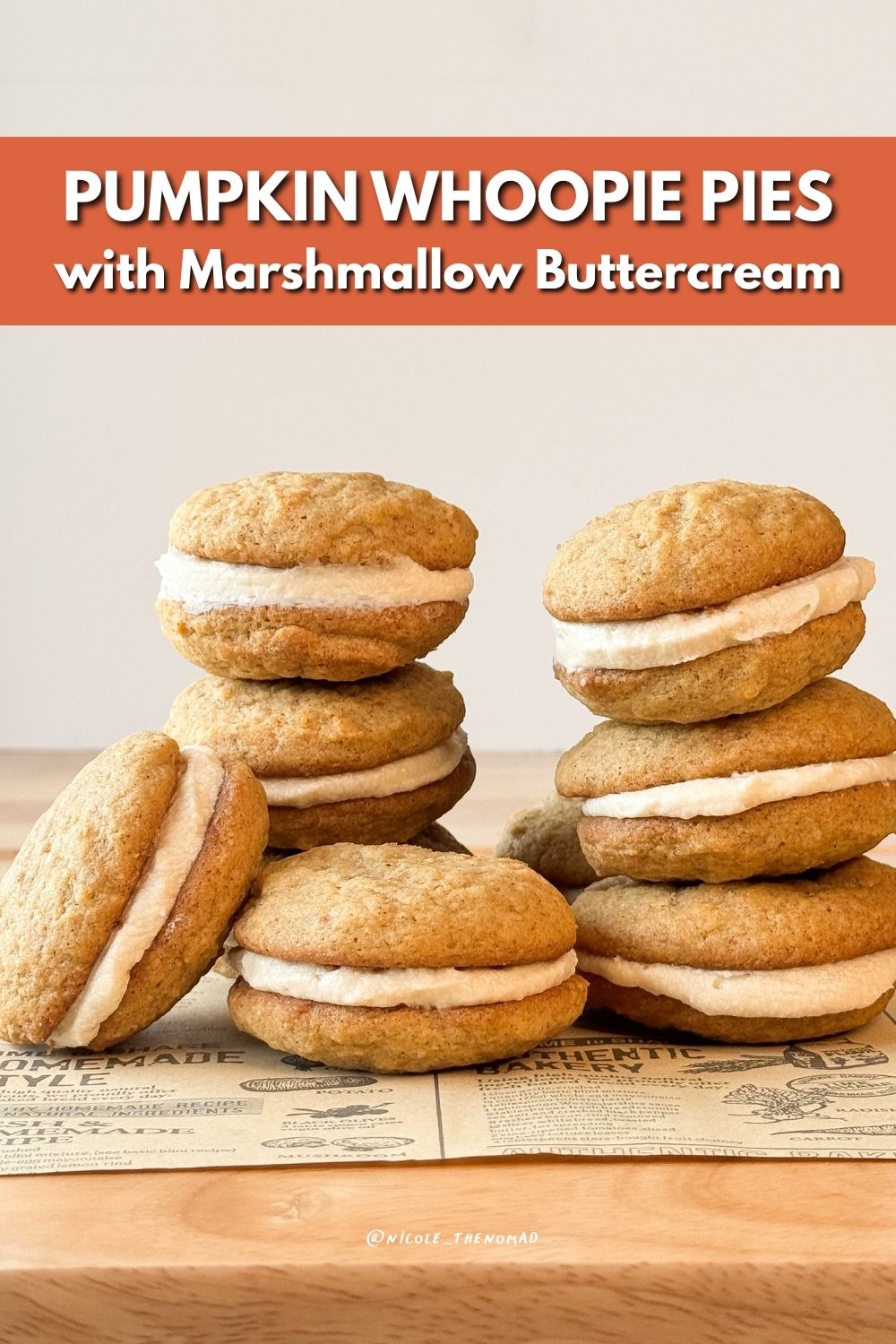 pumpkin whoopie pies title