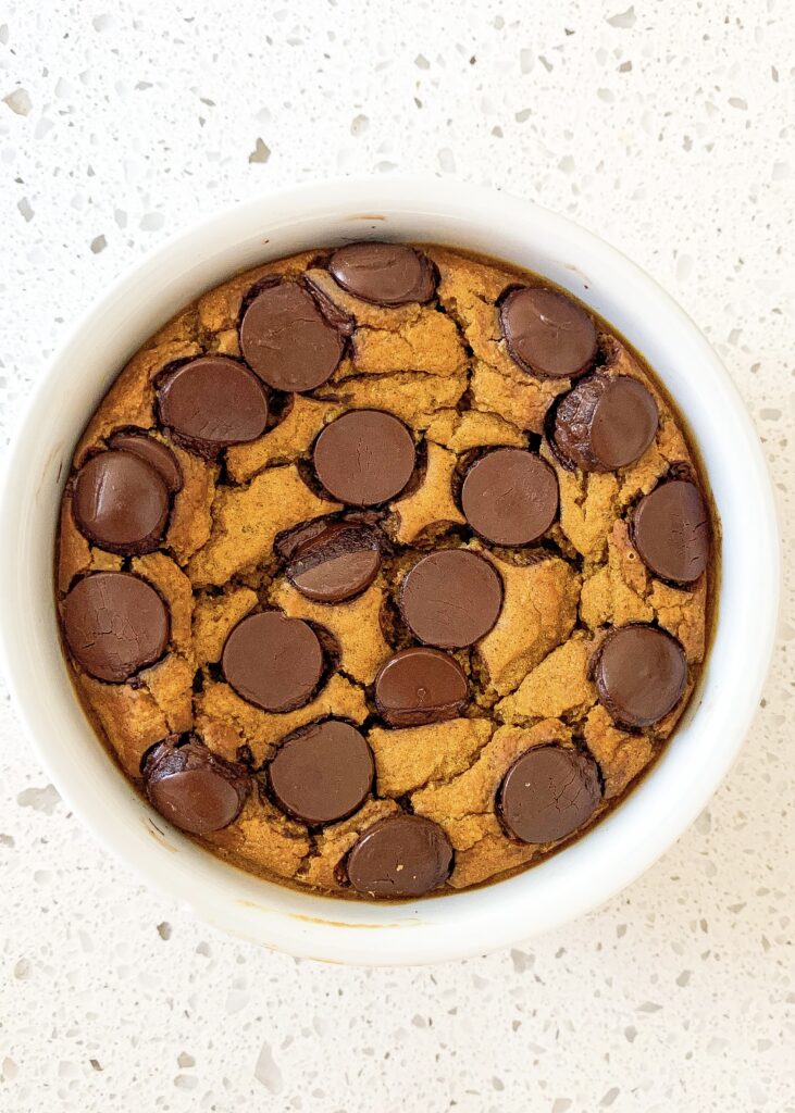 pumpkin chocolate chip baked oats