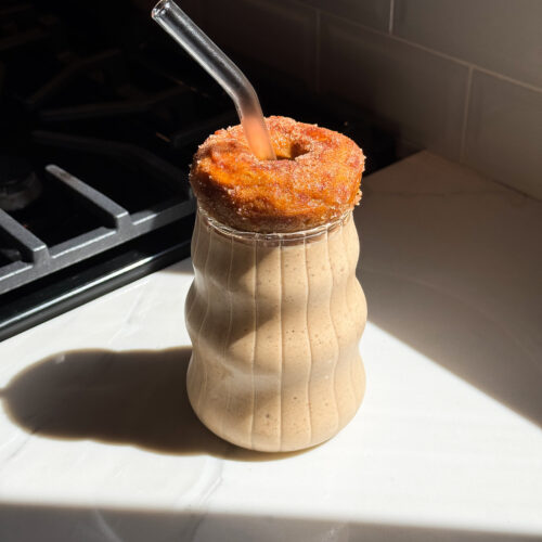 pumpkin spice protein smoothie