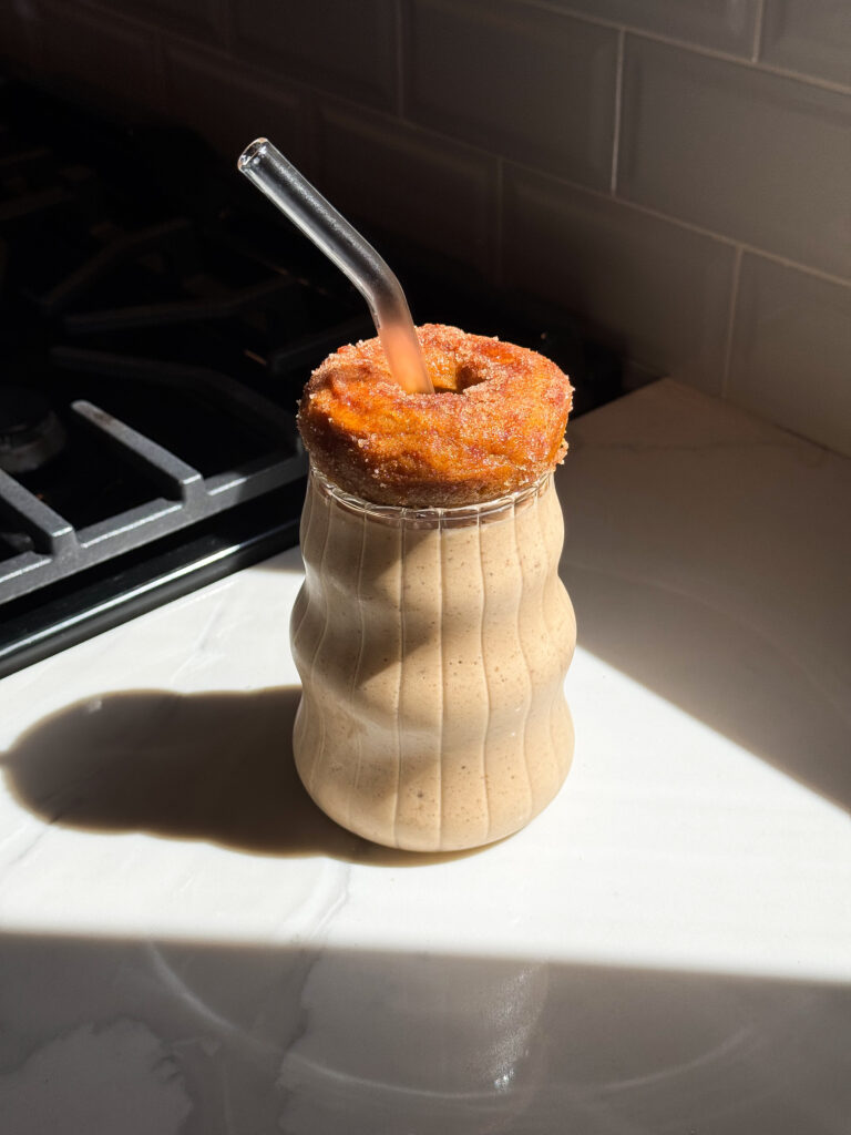 pumpkin spice protein smoothie